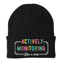 Actively Monitoring Like A Boss State Testing Teacher Beanie