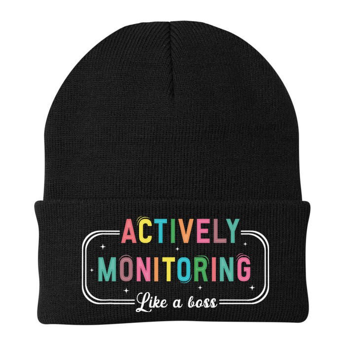 Actively Monitoring Like A Boss State Testing Teacher Beanie