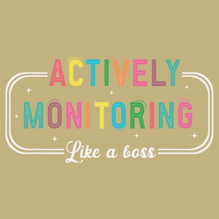 Actively Monitoring Like A Boss State Testing Teacher T-Shirt