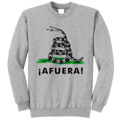 Afuera Milei Libertarian Gadsden Ancap Design Tall Sweatshirt