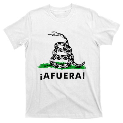 Afuera Milei Libertarian Gadsden Ancap Design T-Shirt