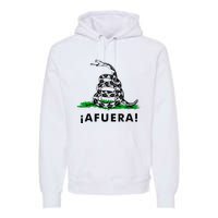 Afuera Milei Libertarian Gadsden Ancap Design Premium Hoodie