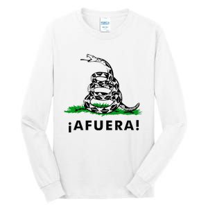 Afuera Milei Libertarian Gadsden Ancap Design Tall Long Sleeve T-Shirt