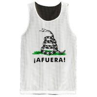 Afuera Milei Libertarian Gadsden Ancap Design Mesh Reversible Basketball Jersey Tank