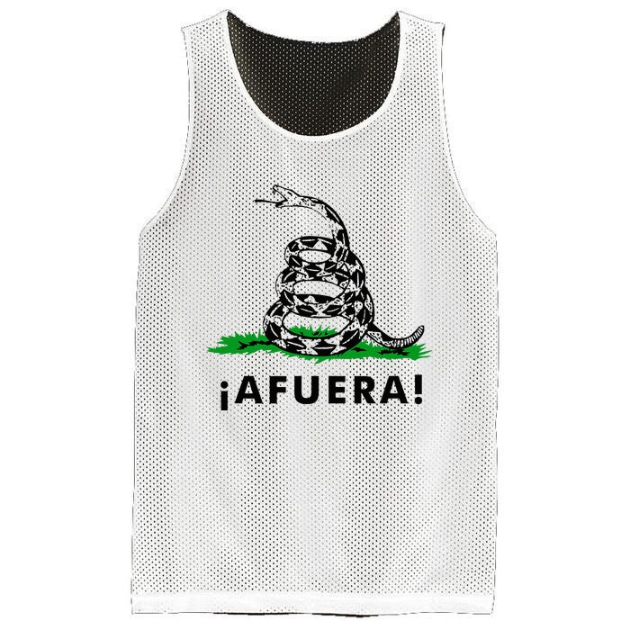 Afuera Milei Libertarian Gadsden Ancap Design Mesh Reversible Basketball Jersey Tank