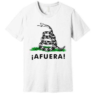 Afuera Milei Libertarian Gadsden Ancap Design Premium T-Shirt