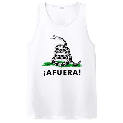 Afuera Milei Libertarian Gadsden Ancap Design PosiCharge Competitor Tank