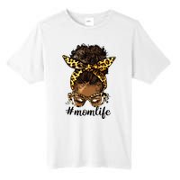 Afro Mom Life Messy Bun American Black Mom Mother’s Day Tall Fusion ChromaSoft Performance T-Shirt