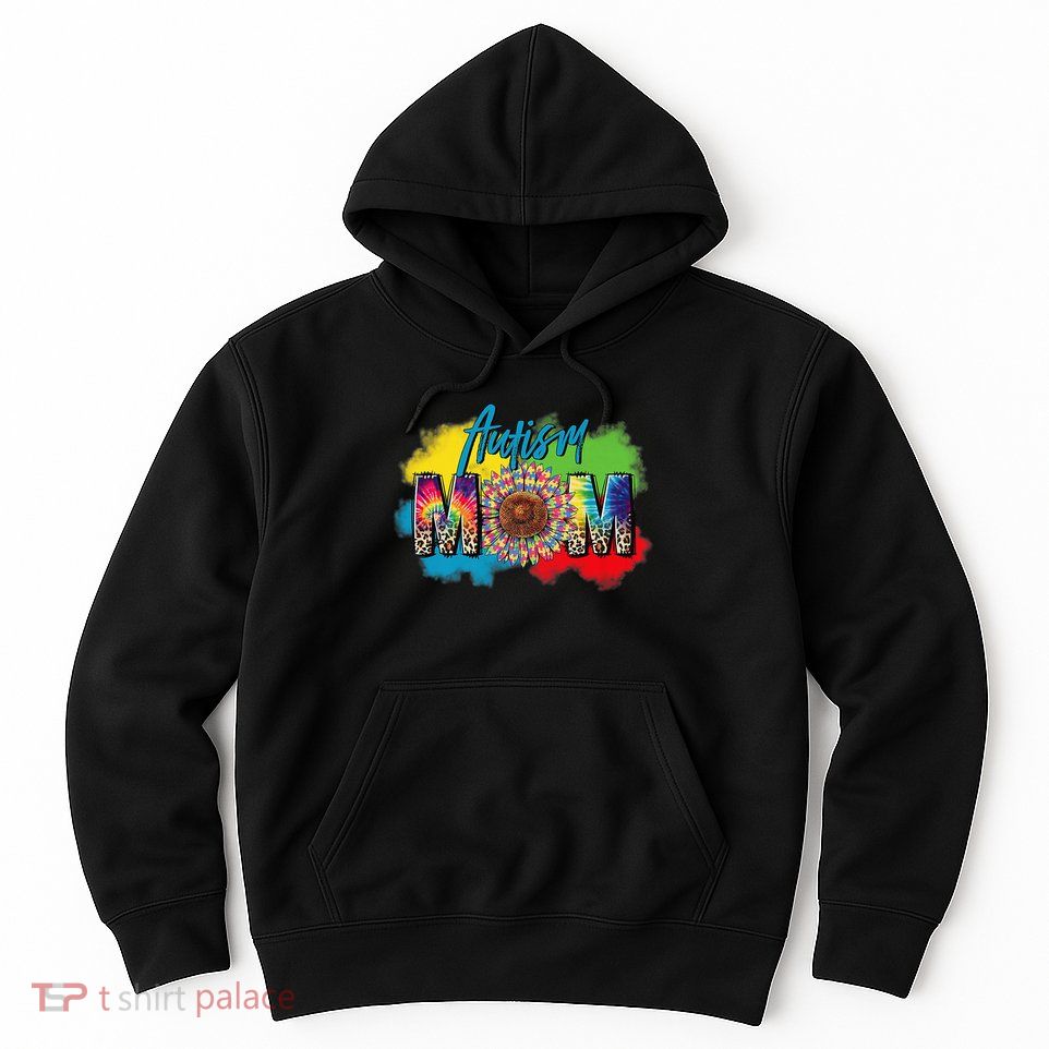 Autism Mother Leopard Print Autistic Autism Mom Hoodie