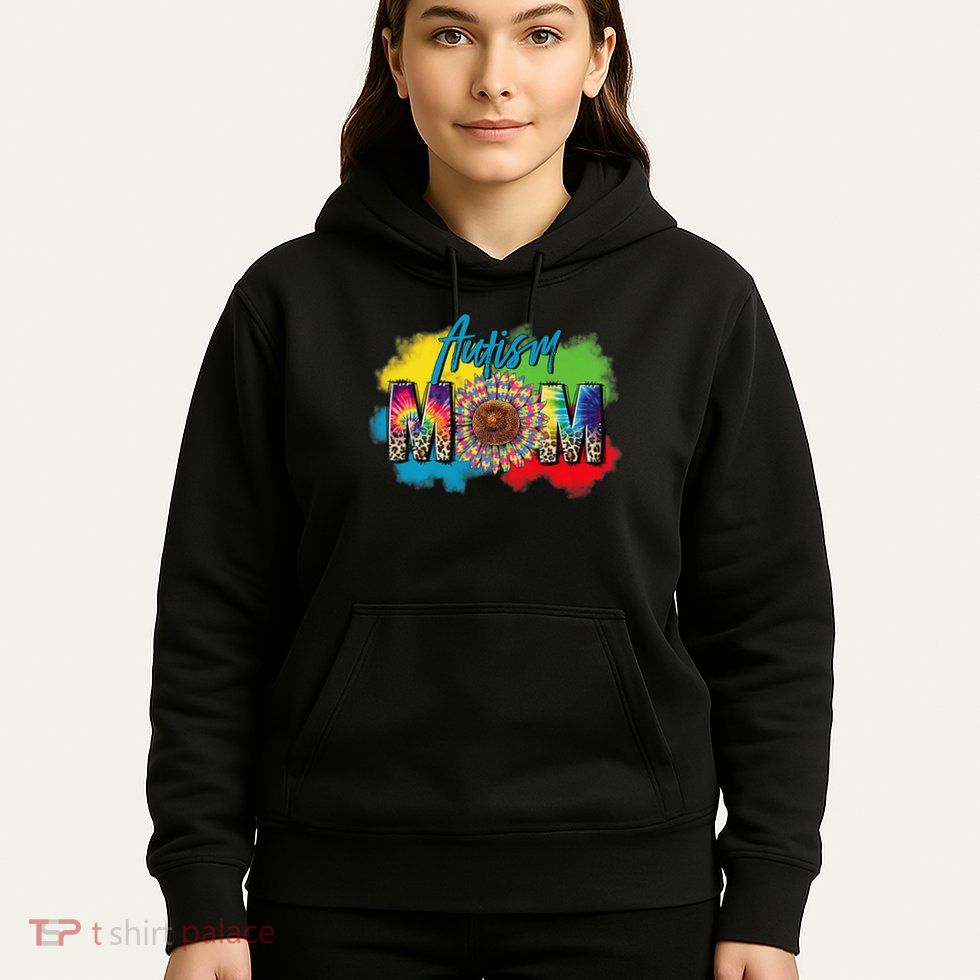 Autism Mother Leopard Print Autistic Autism Mom Hoodie