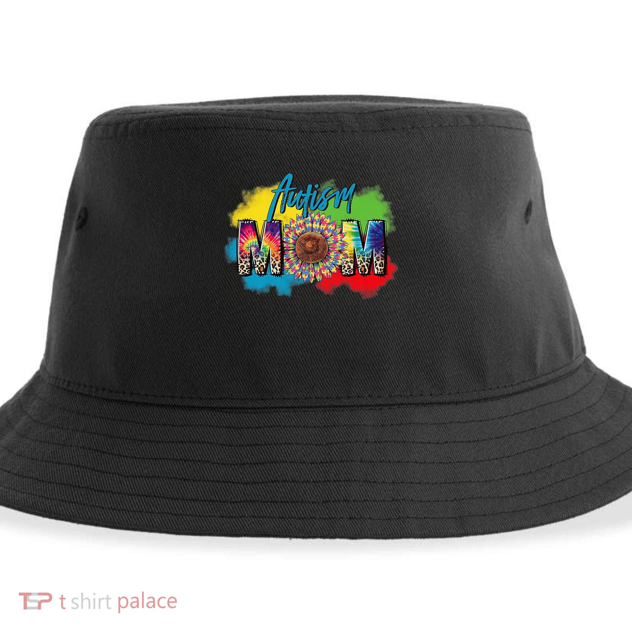 Autism Mother Leopard Print Autistic Autism Mom Sustainable Bucket Hat