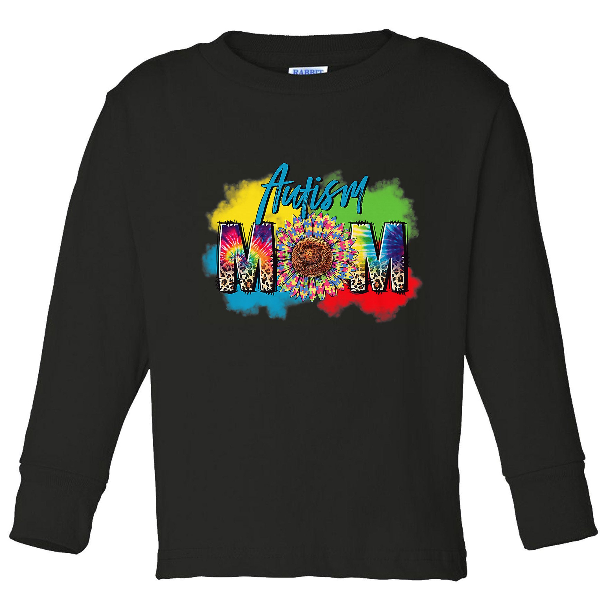 Autism Mother Leopard Print Autistic Autism Mom Toddler Long Sleeve Shirt