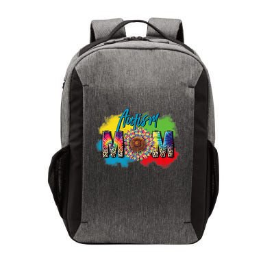 Autism Mother Leopard Print Autistic Autism Mom Vector Backpack