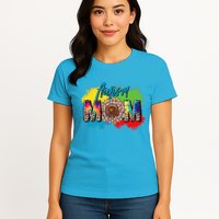 Autism Mother Leopard Print Autistic Autism Mom Womens T-Shirt