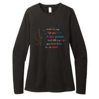 All My Life You Have Been Faithful Jesus Vintage Floral Womens CVC Long Sleeve Shirt