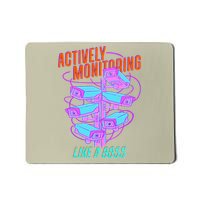 Actively Monitoring Like A Boss Testing Day Teacher Mousepad
