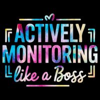 Actively Monitoring Like A Boss State Testing Day Teacher Drawstring Bag