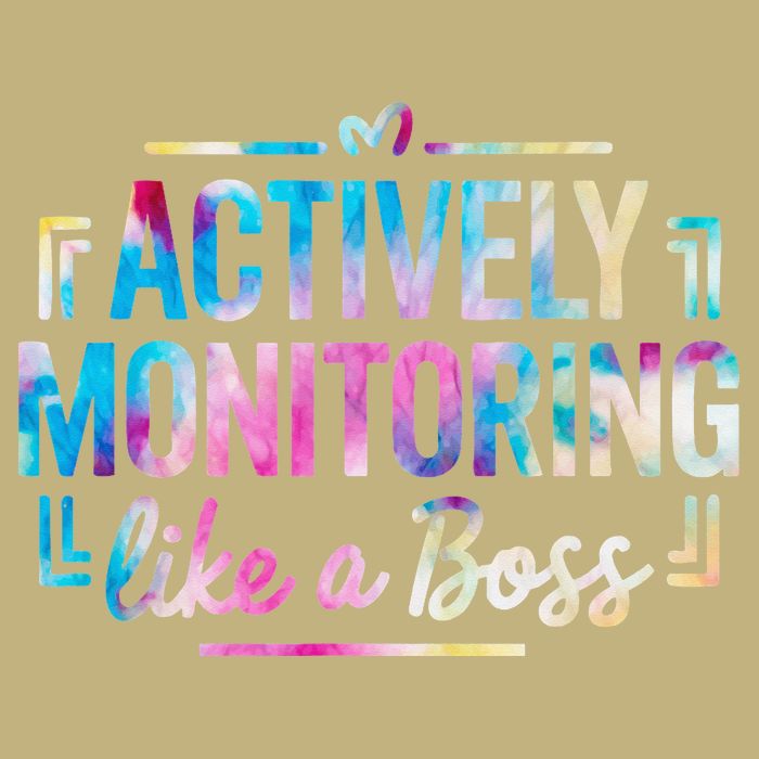 Actively Monitoring Like A Boss State Testing Day Teacher Mousepad