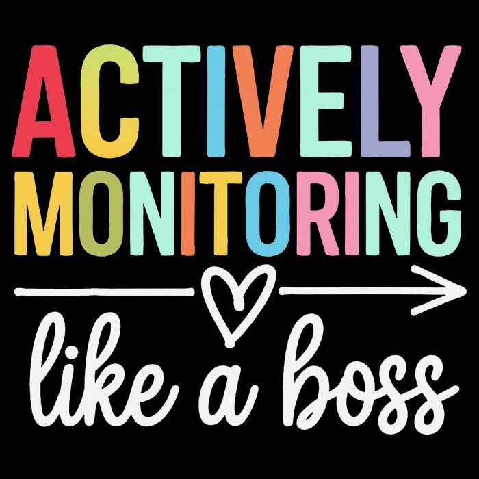 Actively Monitoring Like A Boss State Testing Day Teacher Baby Bodysuit