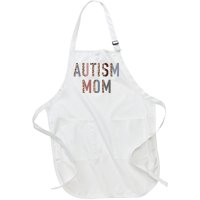 Autism Mom Leopard Print Full-Length Apron With Pockets