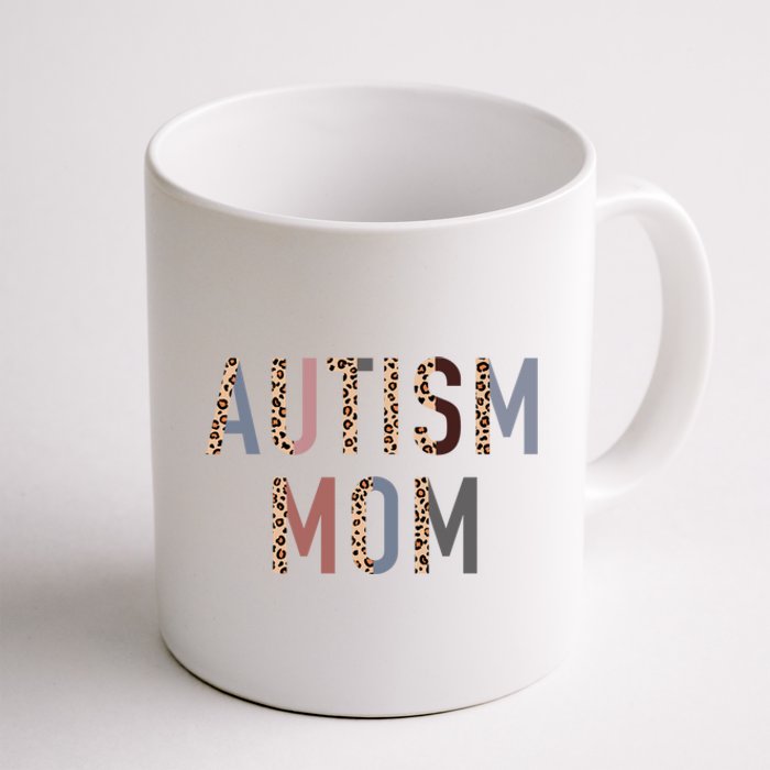 Autism Mom Leopard Print Coffee Mug