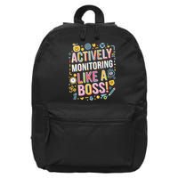 Actively Monitoring Like A Boss State Testing Teacher Exam 16 in Basic Backpack