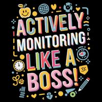 Actively Monitoring Like A Boss State Testing Teacher Exam 16 in Basic Backpack