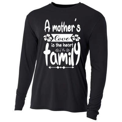 A Mother's Love Is The Heart Of The Family Cooling Performance Long Sleeve Crew