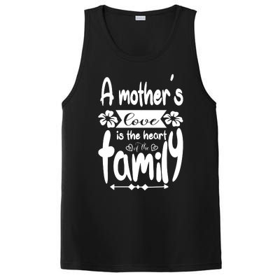 A Mother's Love Is The Heart Of The Family PosiCharge Competitor Tank