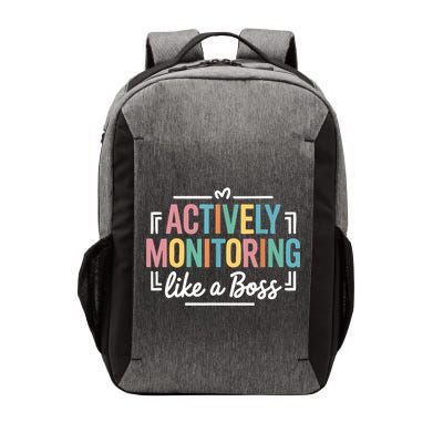 Actively Monitoring Like A Boss State Testing Day Teacher  Vector Backpack