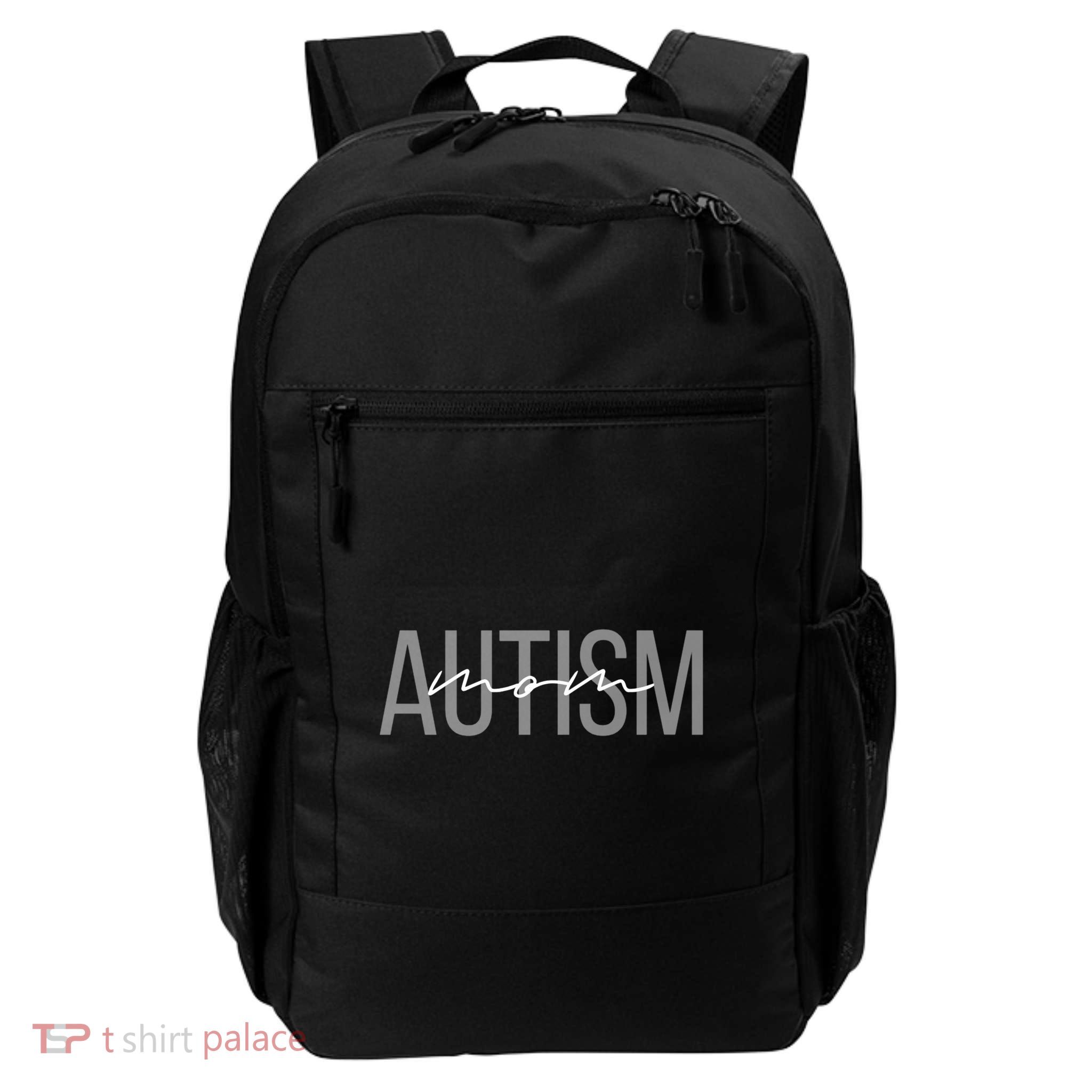 Autism Mom Life Autistic Awareness Meaningful Gift Backpack