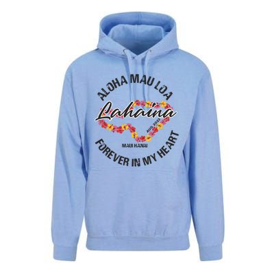 Aloha Mau Loa Forever In My Heart Maui Strong Unisex Surf Hoodie