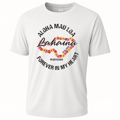 Aloha Mau Loa Forever In My Heart Maui Strong Cooling Performance Crew T-Shirt