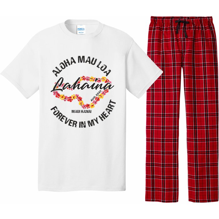 Aloha Mau Loa Forever In My Heart Maui Strong Pajama Set