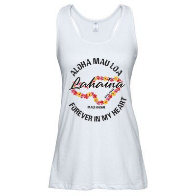 Aloha Mau Loa Forever In My Heart Maui Strong Ladies Essential Flowy Tank