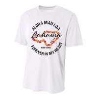 Aloha Mau Loa Forever In My Heart Maui Strong Performance Sprint T-Shirt