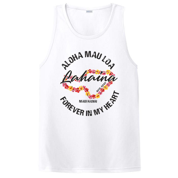 Aloha Mau Loa Forever In My Heart Maui Strong PosiCharge Competitor Tank