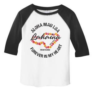 Aloha Mau Loa Forever In My Heart Maui Strong Toddler Fine Jersey T-Shirt