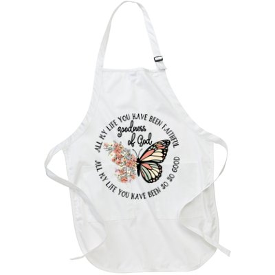 All My Life You Have Been Faithful Butterfly Christian Apron