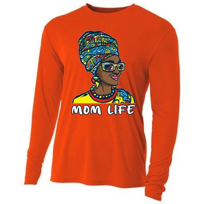 Autism Mom Life Bandana Mother’s Day Afro American Black Mom Gift Cooling Performance Long Sleeve Crew