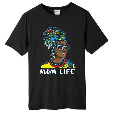 Autism Mom Life Bandana Mother’s Day Afro American Black Mom Gift Tall Fusion ChromaSoft Performance T-Shirt