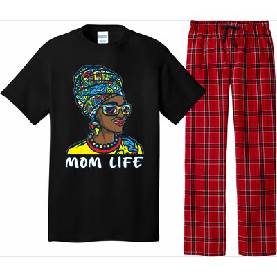 Autism Mom Life Bandana Mother’s Day Afro American Black Mom Gift Pajama Set