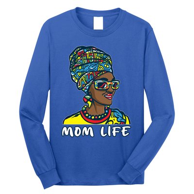 Autism Mom Life Bandana Mother’s Day Afro American Black Mom Gift Long Sleeve Shirt