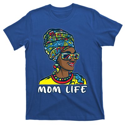 Autism Mom Life Bandana Mother’s Day Afro American Black Mom Gift T-Shirt