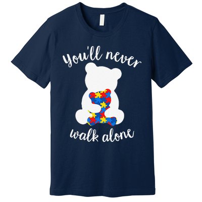 Autism Mom Love Women Autism Awareness Mom Cute Gift Premium T-Shirt