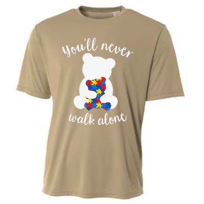 Autism Mom Love Women Autism Awareness Mom Cute Gift Cooling Performance Crew T-Shirt