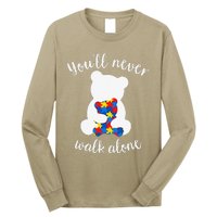 Autism Mom Love Women Autism Awareness Mom Cute Gift Long Sleeve Shirt