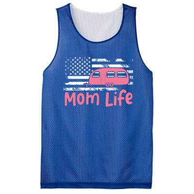 American Mom Life Gift Mesh Reversible Basketball Jersey Tank