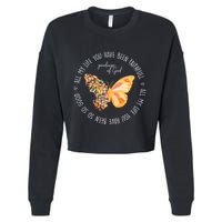 All My Life You Have Been Faithfull Goodness Of God Butterfly Cropped Pullover Crew