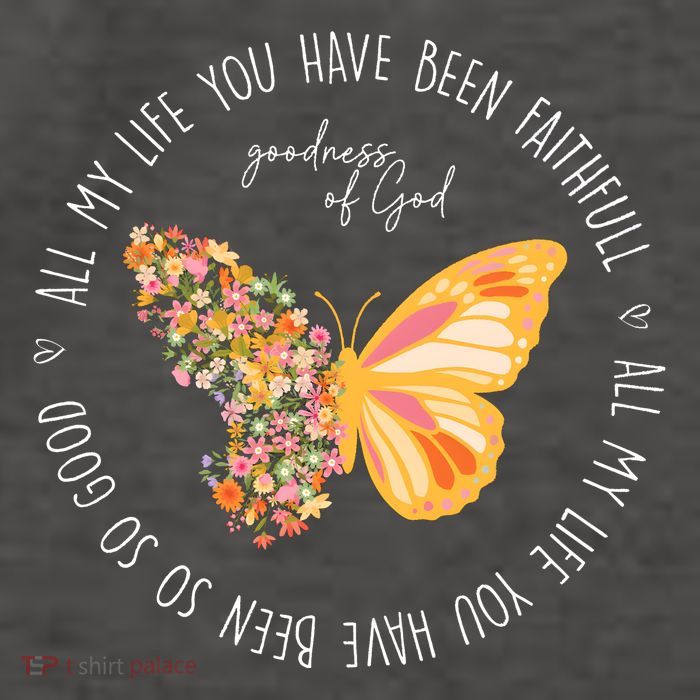 All My Life You Have Been Faithfull Goodness Of God Butterfly Vector Backpack